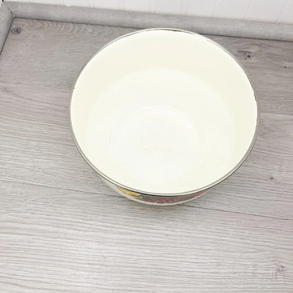 Vintage Vitroceramic Fruit Bowl‎ - Farmhouse Kitchen Decor